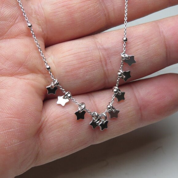 *925 Sterling Silver Charm Necklace - Picture 2 of 4